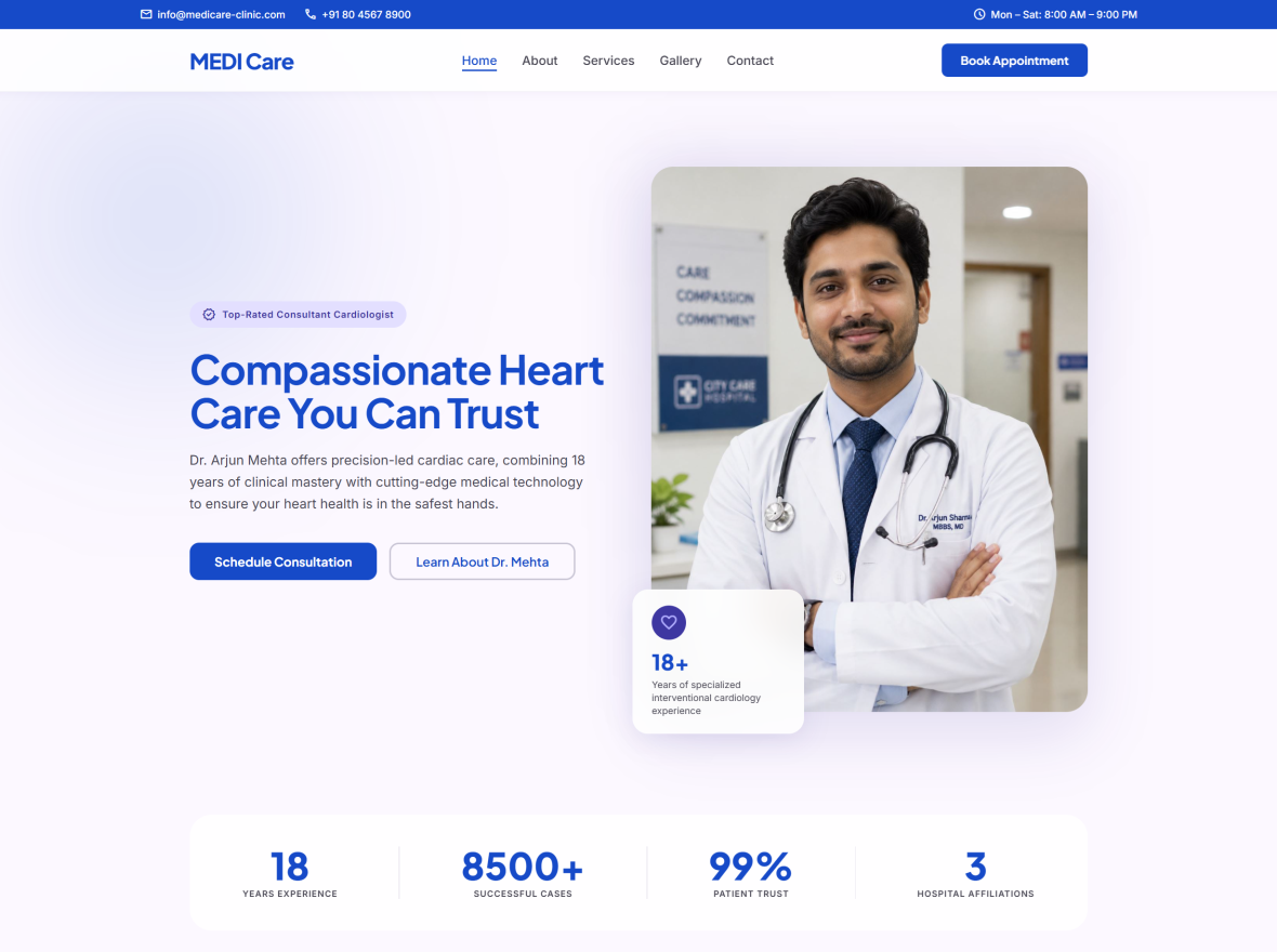 Dental Care Theme Preview