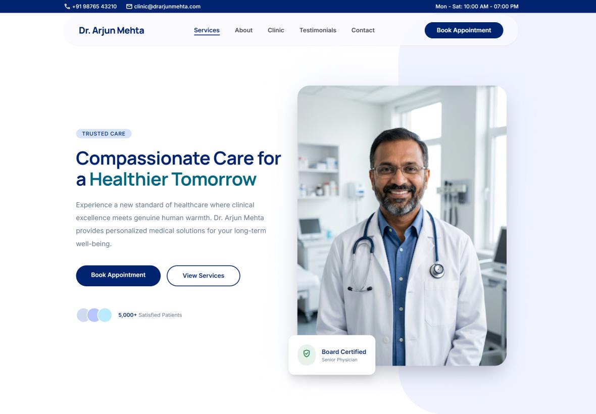 Clinic Plus Theme Preview
